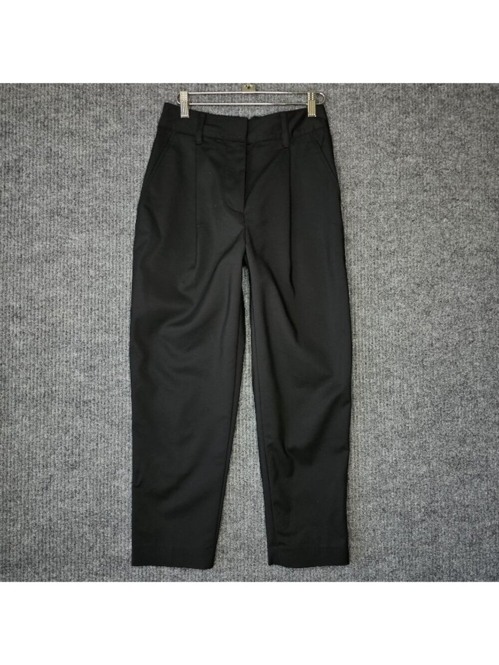 3.1 Phillip Lim Carrot black crop pants f161-5296 cotton blend sz 0